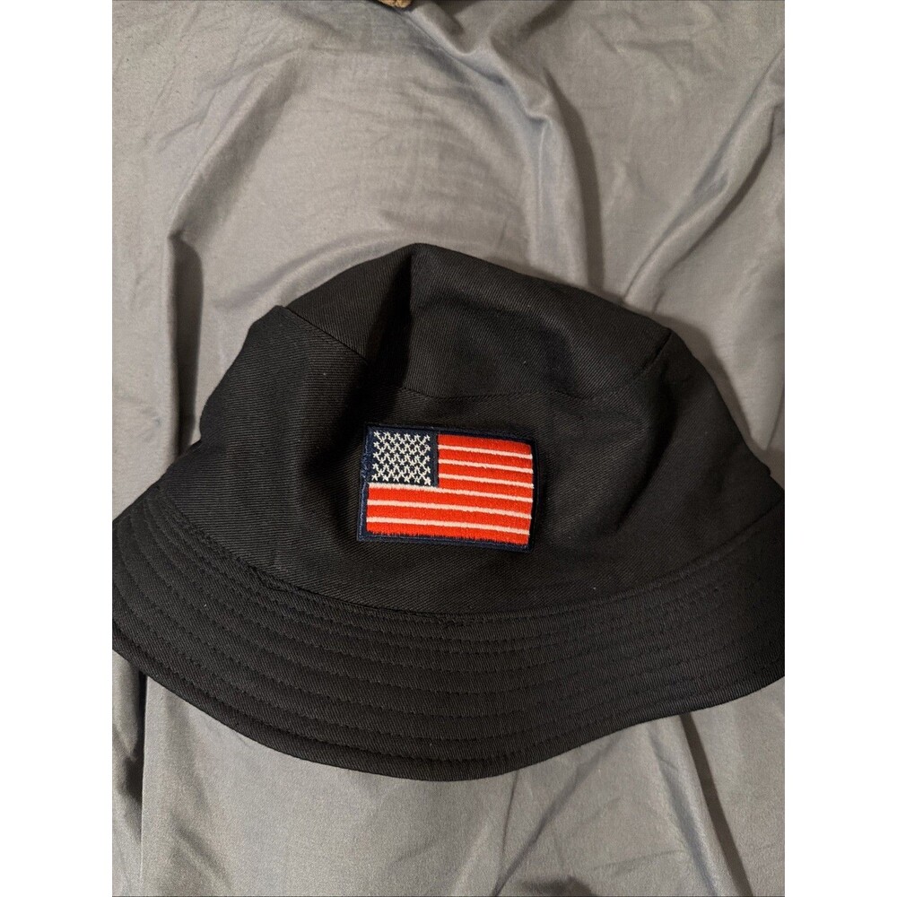 Stars And Stripes Embroidered Fisherman Sun-proof Bucket Hat